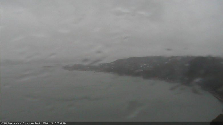 Lake Travis webcam, February 20, 2020 10:25 AM CT