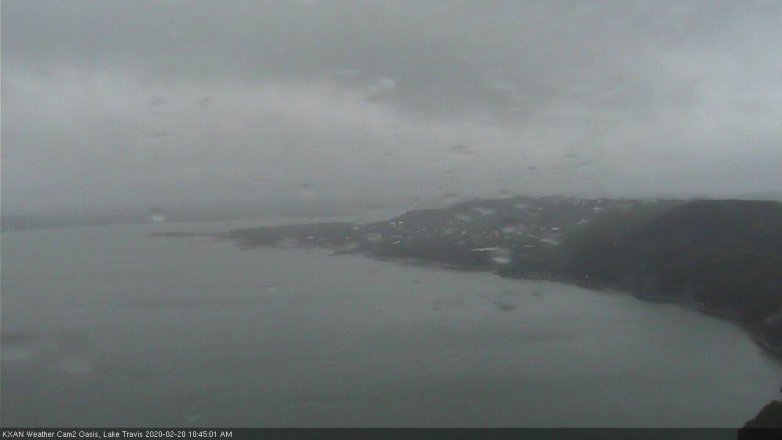 Lake Travis webcam, February 20, 2020 10:45 AM CT