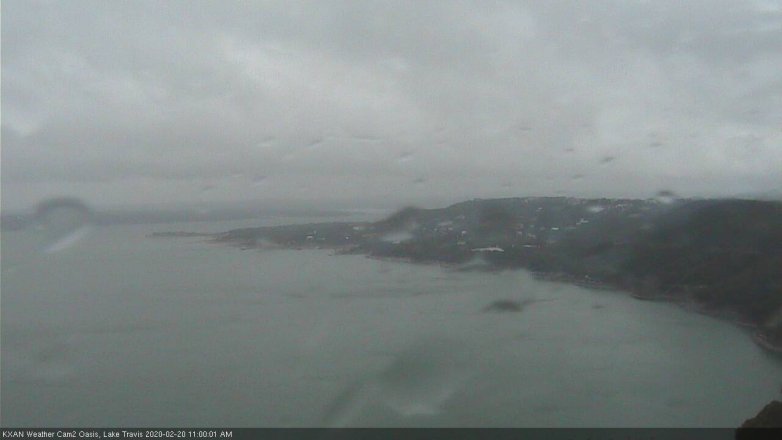 Lake Travis webcam, February 20, 2020 11:00 AM CT