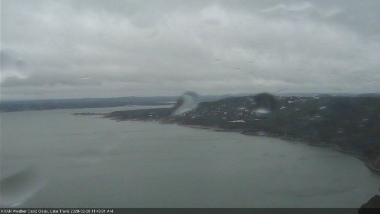Lake Travis webcam, February 20, 2020 11:45 AM CT