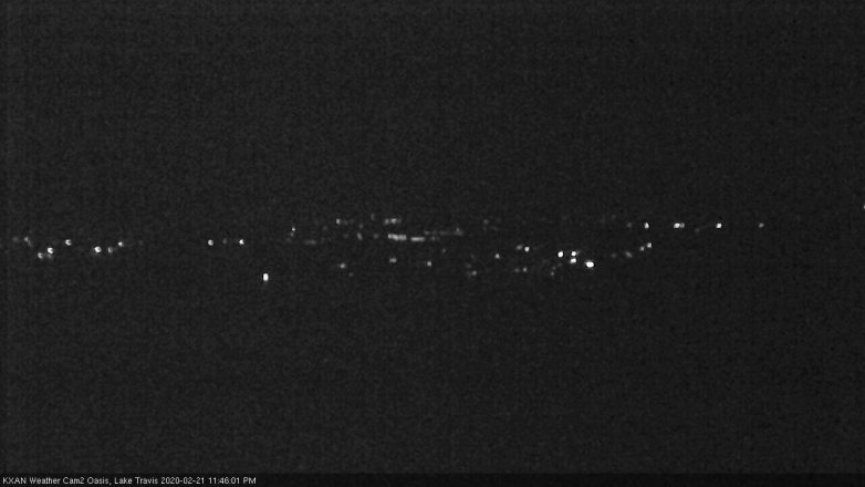 Lake Travis webcam, February 21, 2020 11:45 PM CT
