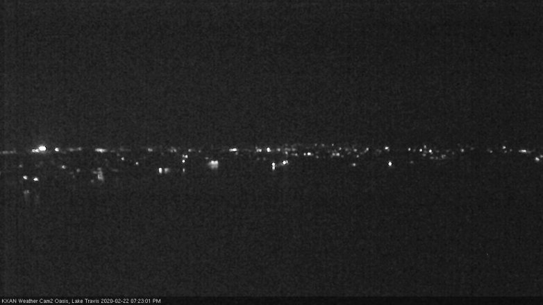 Lake Travis webcam, February 22, 2020 7:25 PM CT
