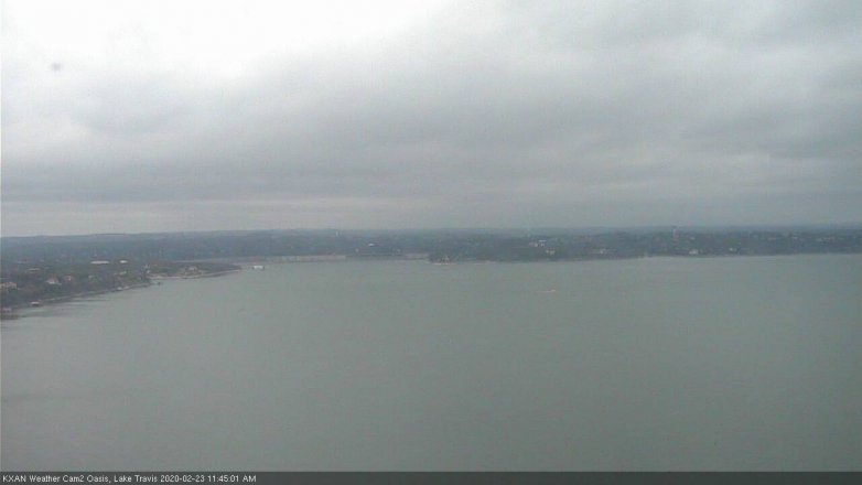 Lake Travis webcam, February 23, 2020 11:45 AM CT