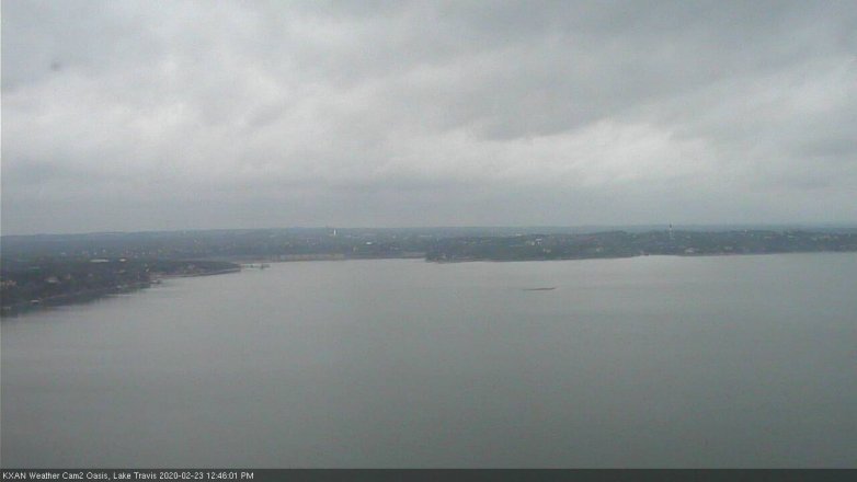 Lake Travis webcam, February 23, 2020 12:45 PM CT