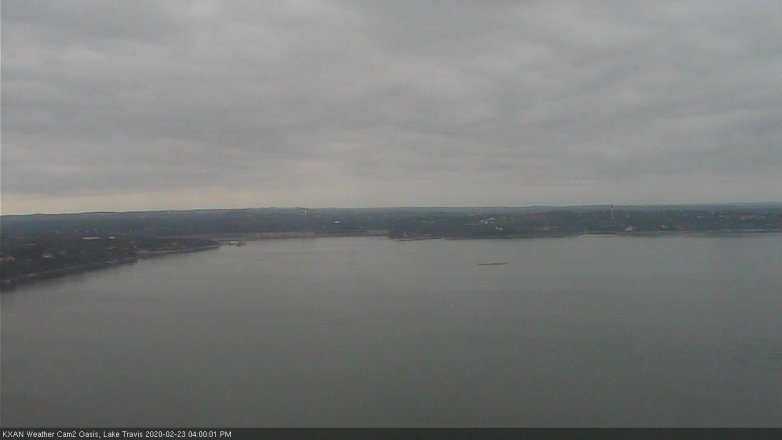 Lake Travis webcam, February 23, 2020 4:00 PM CT