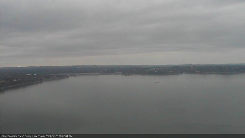 Lake Travis webcam, February 23, 2020 5:25 PM CT