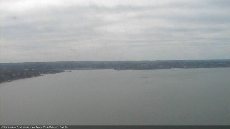 Lake Travis webcam, February 24, 2020 2:25 PM CT