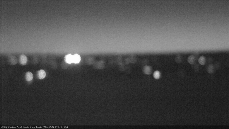 Lake Travis webcam, February 26, 2020 7:25 PM CT