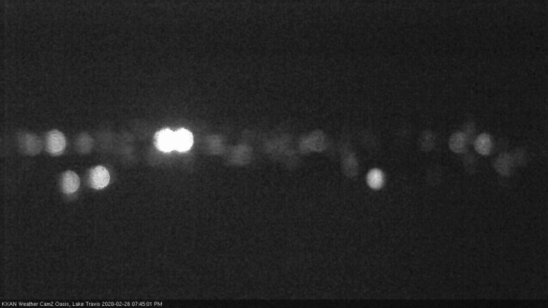 Lake Travis webcam, February 26, 2020 7:45 PM CT