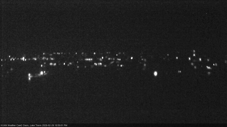 Lake Travis webcam, February 26, 2020 11:00 PM CT
