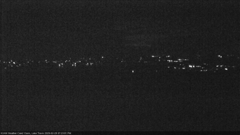 Lake Travis webcam, February 28, 2020 7:25 PM CT