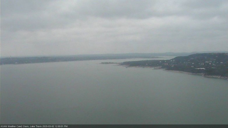 Lake Travis webcam, March 2, 2020 12:00 PM CT