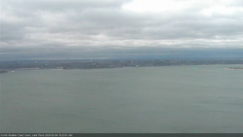 Lake Travis webcam, March 4, 2020 10:25 AM CT