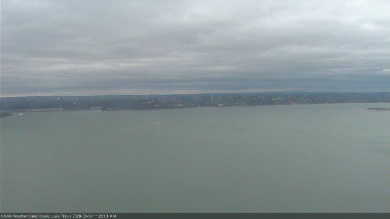 Lake Travis webcam, March 4, 2020 11:25 AM CT