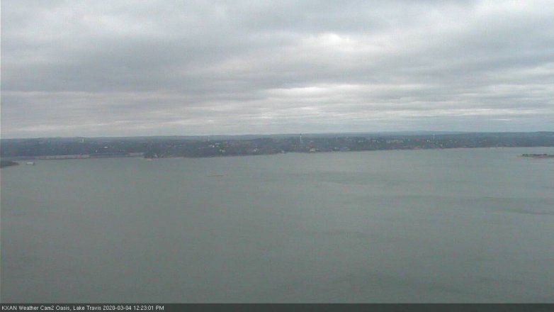Lake Travis webcam, March 4, 2020 12:25 PM CT
