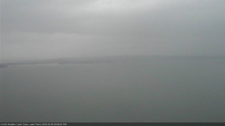 Lake Travis webcam, March 4, 2020 3:45 PM CT
