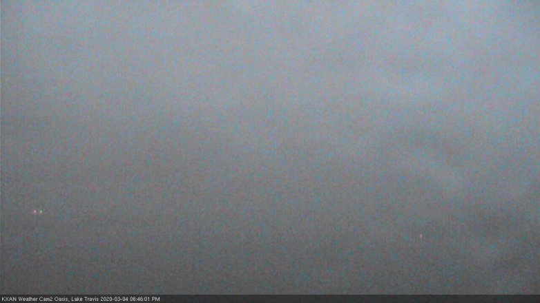 Lake Travis webcam, March 4, 2020 6:45 PM CT