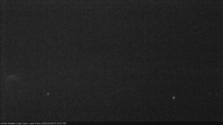 Lake Travis webcam, March 4, 2020 7:25 PM CT