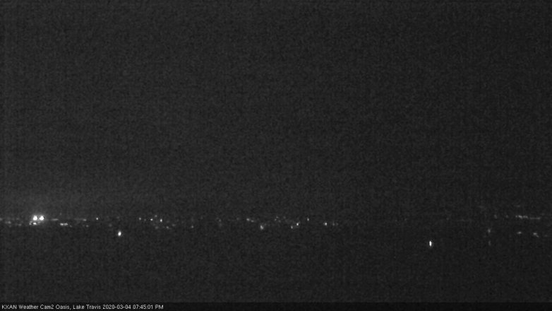 Lake Travis webcam, March 4, 2020 7:45 PM CT