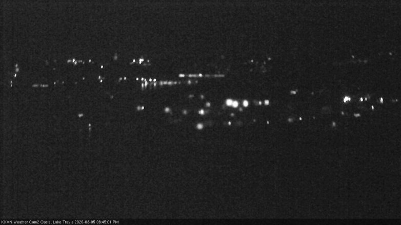 Lake Travis webcam, March 5, 2020 8:45 PM CT