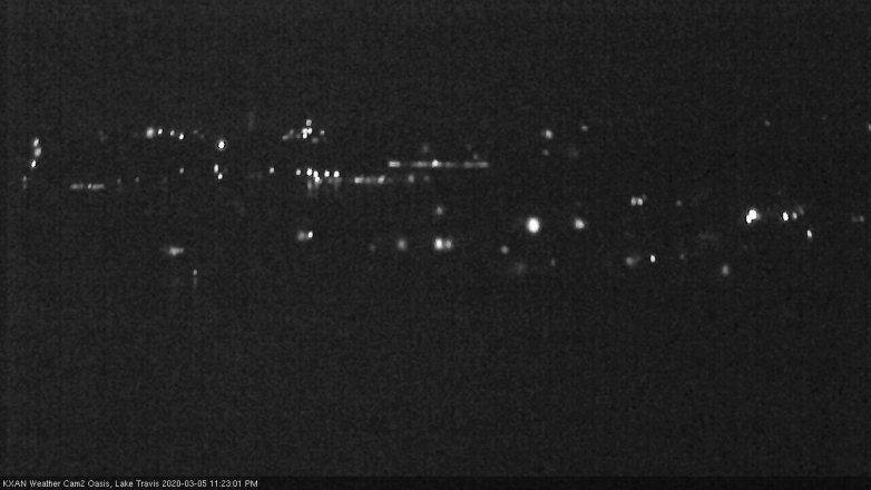 Lake Travis webcam, March 5, 2020 11:25 PM CT