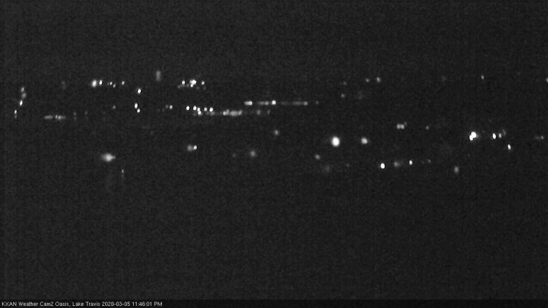 Lake Travis webcam, March 5, 2020 11:45 PM CT