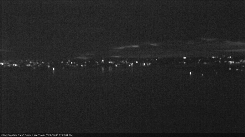 Lake Travis webcam, March 6, 2020 7:25 PM CT