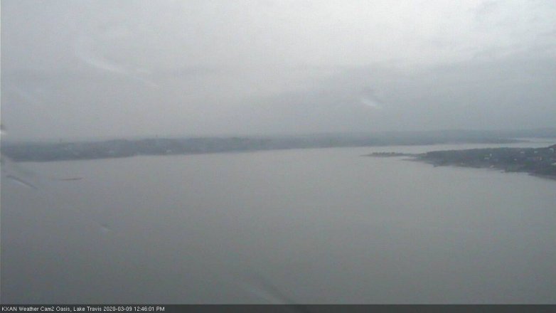 Lake Travis webcam, March 9, 2020 12:45 PM CT