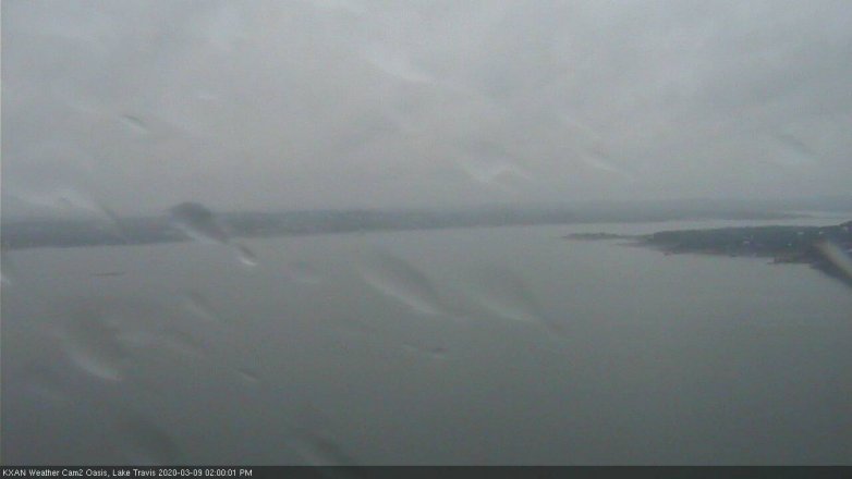 Lake Travis webcam, March 9, 2020 2:00 PM CT