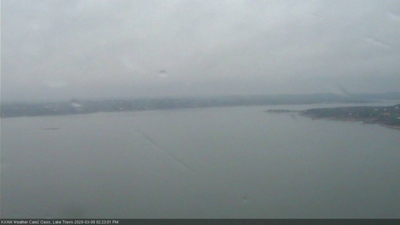 Lake Travis webcam, March 9, 2020 2:25 PM CT