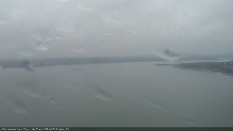 Lake Travis webcam, March 9, 2020 2:45 PM CT