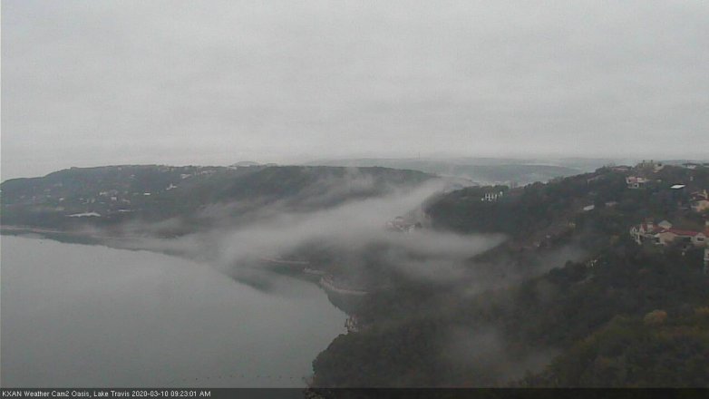 Lake Travis webcam, March 10, 2020 9:25 AM CT