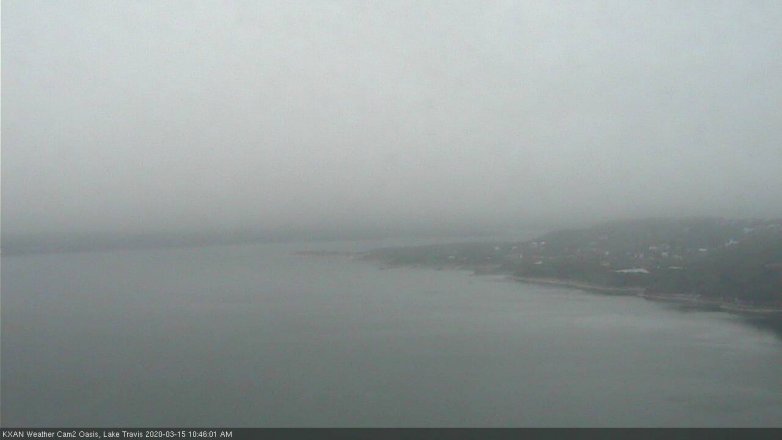Lake Travis webcam, March 15, 2020 10:45 AM CT