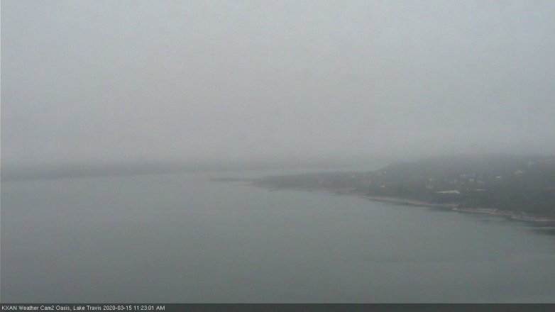 Lake Travis webcam, March 15, 2020 11:25 AM CT