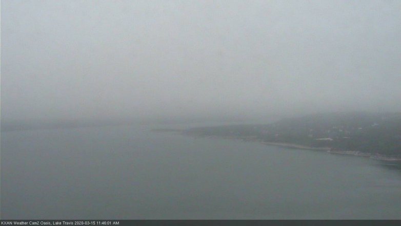 Lake Travis webcam, March 15, 2020 11:45 AM CT