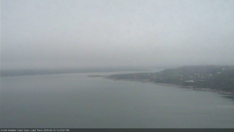 Lake Travis webcam, March 15, 2020 12:25 PM CT