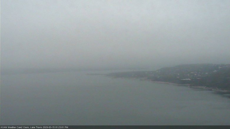 Lake Travis webcam, March 15, 2020 1:25 PM CT