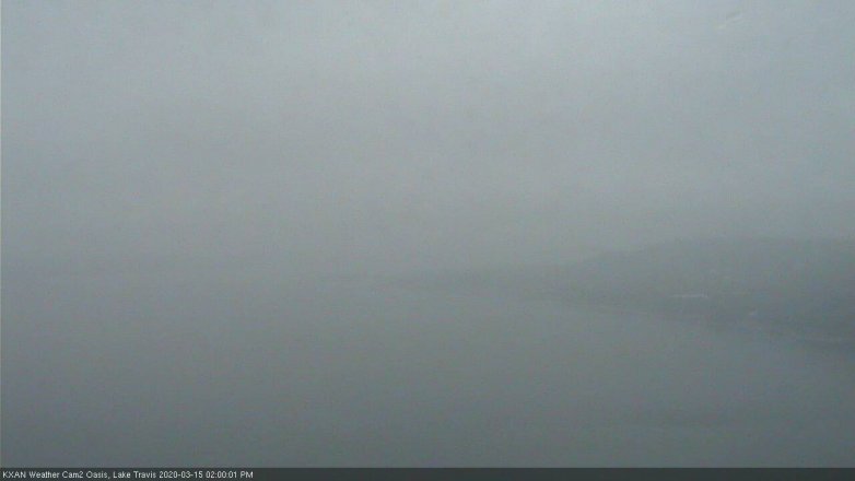 Lake Travis webcam, March 15, 2020 2:00 PM CT