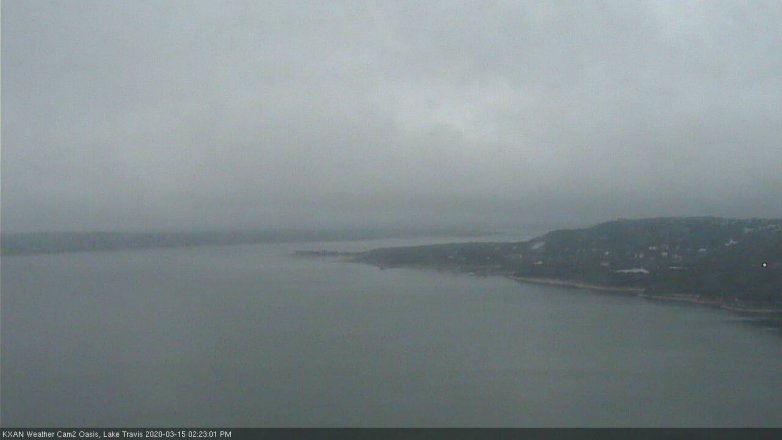 Lake Travis webcam, March 15, 2020 2:25 PM CT