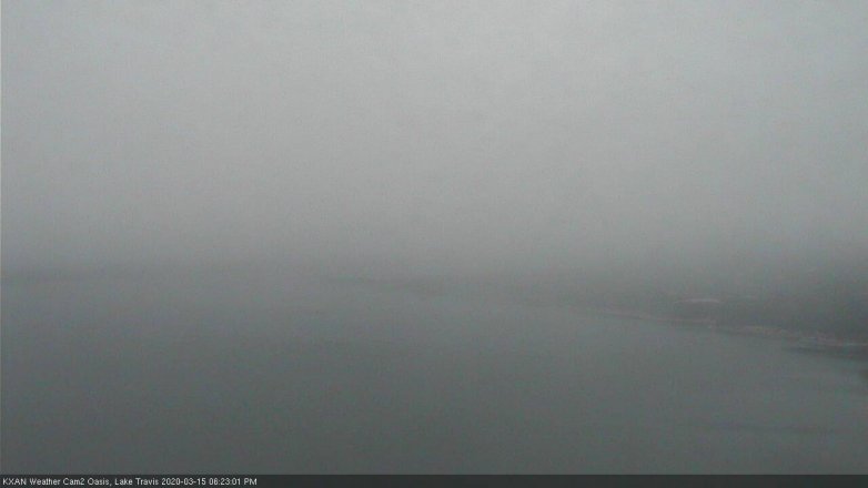 Lake Travis webcam, March 15, 2020 6:25 PM CT