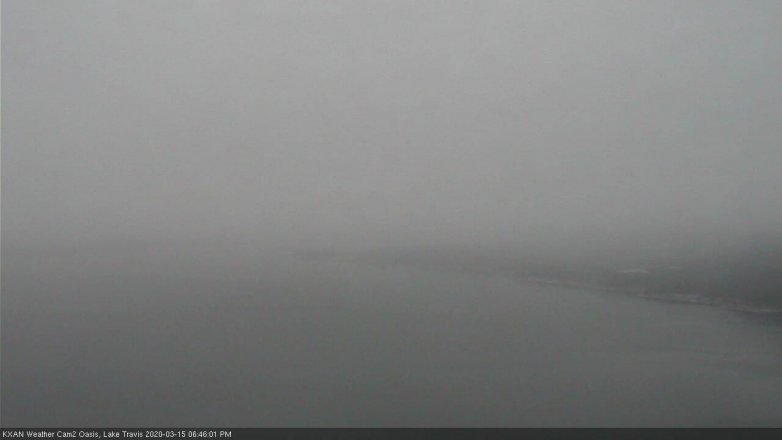 Lake Travis webcam, March 15, 2020 6:45 PM CT