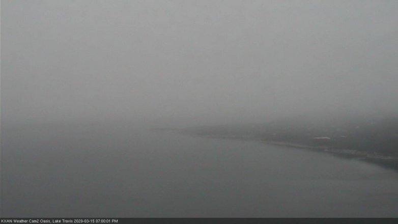 Lake Travis webcam, March 15, 2020 7:00 PM CT