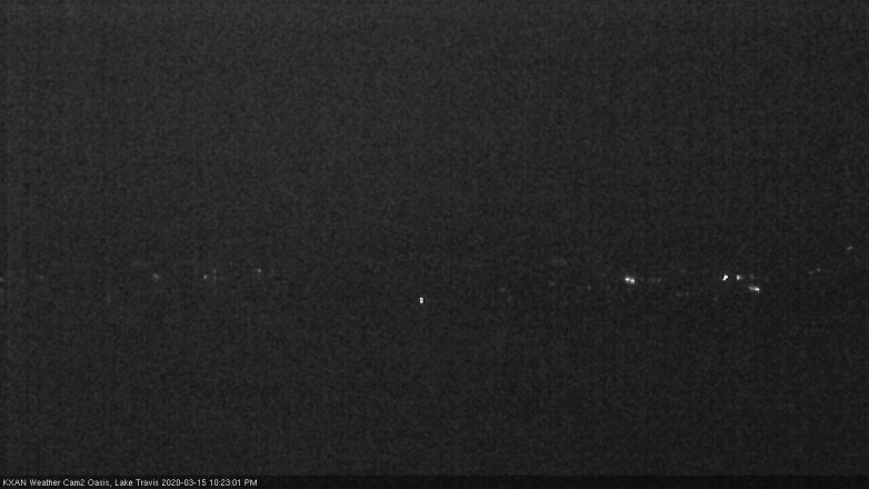 Lake Travis webcam, March 15, 2020 10:25 PM CT