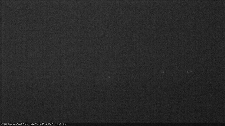 Lake Travis webcam, March 15, 2020 11:25 PM CT