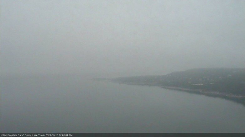 Lake Travis webcam, March 16, 2020 12:00 PM CT