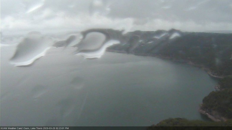 Lake Travis webcam, March 20, 2020 2:25 PM CT