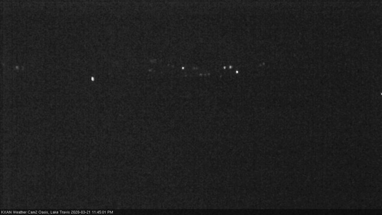 Lake Travis webcam, March 21, 2020 11:45 PM CT