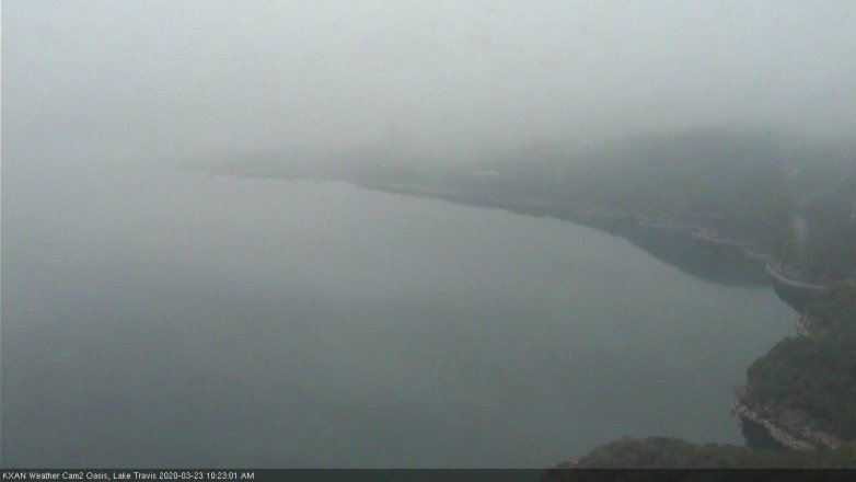Lake Travis webcam, March 23, 2020 10:25 AM CT