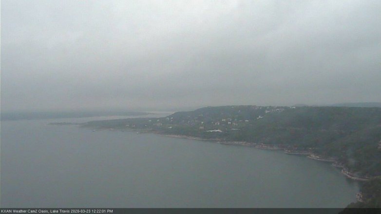 Lake Travis webcam, March 23, 2020 12:25 PM CT