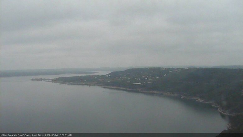 Lake Travis webcam, March 24, 2020 10:25 AM CT